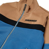 Dsquared2 Kids Felpa con Zip Lavagna Colorblock per Bambini