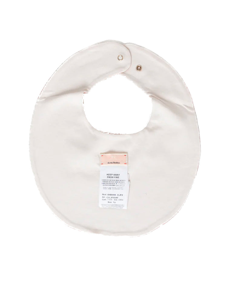 Elisabetta Franchi La Mia Bambina Bavetta  con Ricamo EF per Neonate