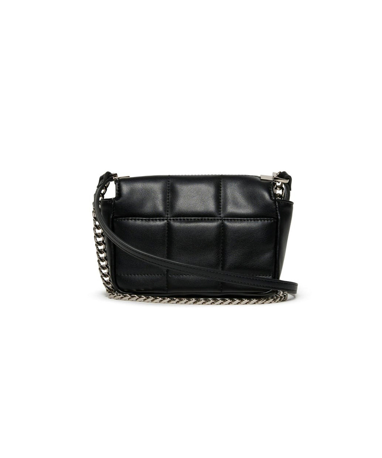 Dsquared2 Kids Borsa Nera con Tracolla e Placca Logo per Bambine (retro)