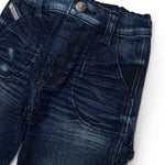 Diesel Kids Jeans Relaxed Fit Denim Scuro D-Bart-B per Neonati
