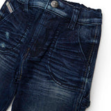 Diesel Kids Jeans Relaxed Fit Denim Scuro D-Bart-B per Neonati