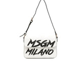 Msgm Kids Borsetta con Tracolla e Maxi Logo Frontale per Bambine