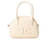 Elisabetta Franchi My Little Girl Lemon Shoulder Bag with Logo for Girls