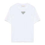 Yes London T-shirt Bianca con Patch per Bambini