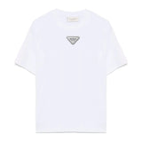 Yes London T-shirt Bianca con Patch per Bambini