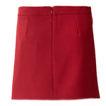 Elisabetta Franchi La Mia Bambina Gonna Cherry/Milk con Logo per Bambine