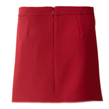 Elisabetta Franchi La Mia Bambina Gonna Cherry/Milk con Logo per Bambine