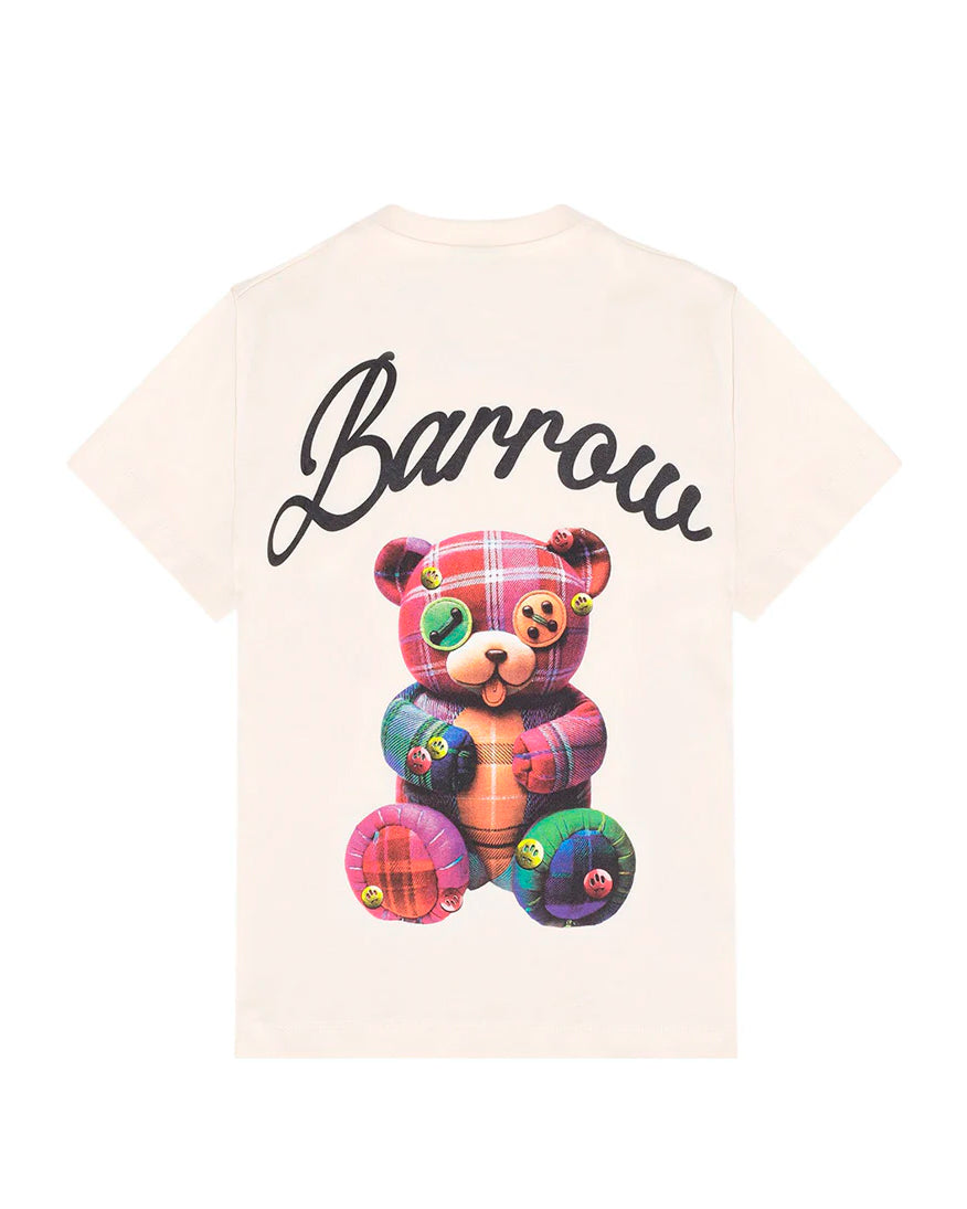 Barrow Kids T-Shirt con Stampa "Bear With Me" per Bambine
