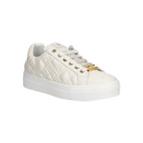 Elisabetta Franchi La Mia Bambina Sneakers Panna con Logo Geometrico per Bambine