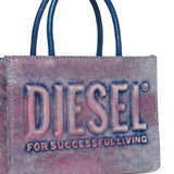 Diesel Kids Borsa Denim Rosa Mini 3D per Bambine