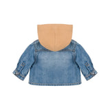 Moschino Kids Giacca Jeans con Cappuccio per Neonati