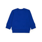 Diesel Kids Felpa Girocollo Bluette con Oval D per Neonati