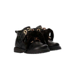 Elisabetta Franchi La Mia Bambina Anfibi Neri Trapuntati per Neonate