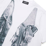 Dsquared2 Kids T-shirt Bianca con Stampa per Bambini