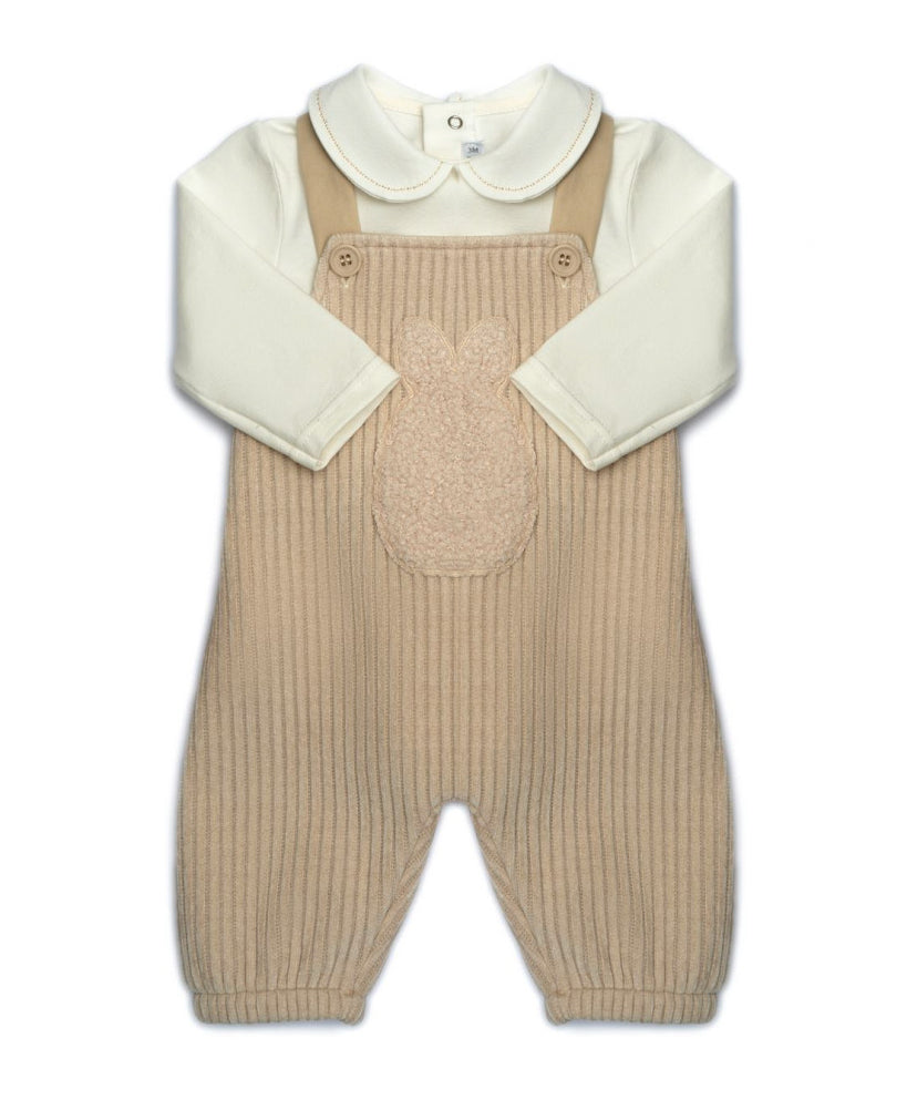 Barcellino Kids Completo Teddy Panna/Beige per Neonati
