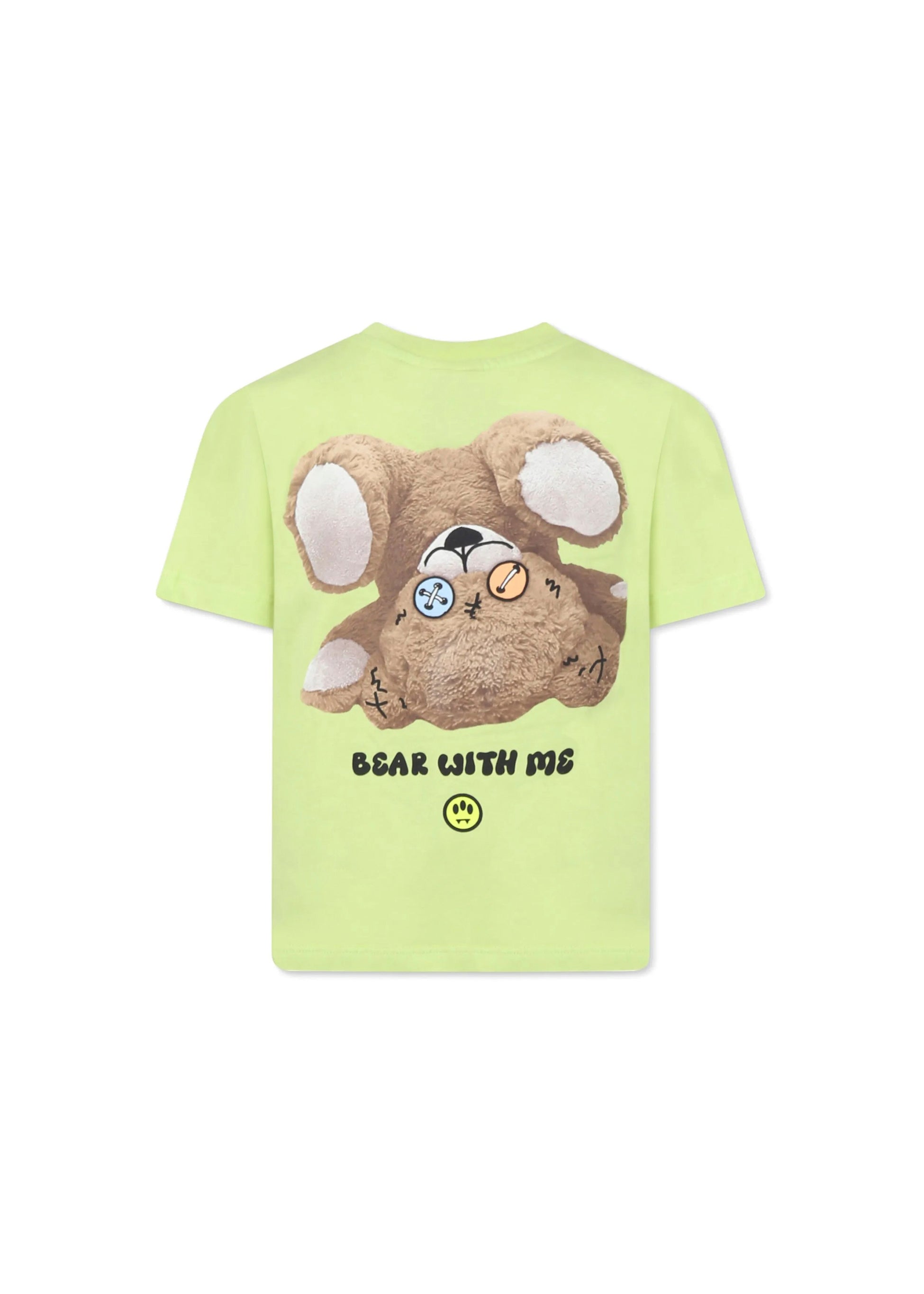 Barrow Kids T-shirt Lime con Stampa Retro per Bambini (retro)