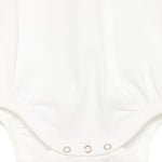Elisabetta Franchi La Mia Bambina Body Panna con Ricamo per Neonate (dettaglio)