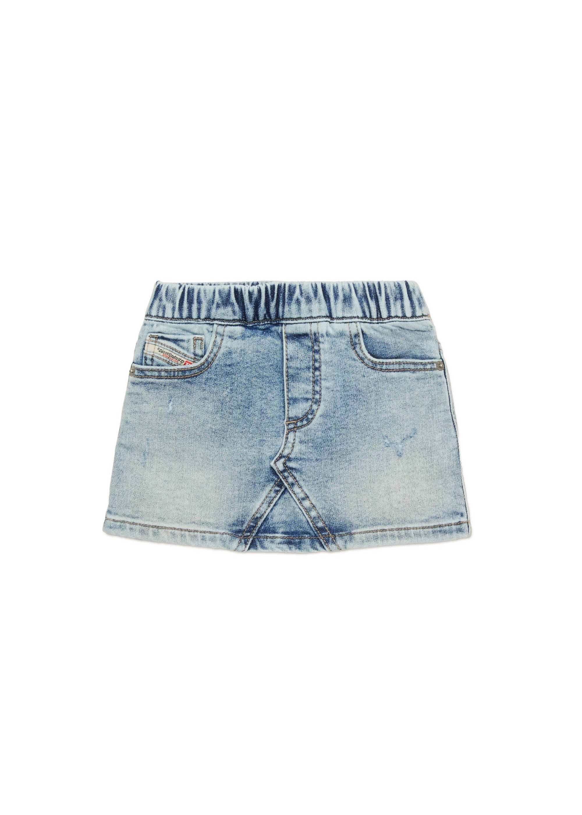 Diesel Kids Gonna in Jeans Chiaro Sfumato per Neonate