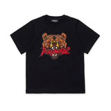 Dsquared2 Kids T-shirt Nera con Patch Bear per Bambini