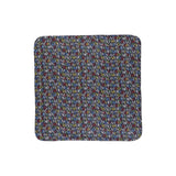 Moschino Kids Coperta Blu Navy con Logo All Over per Neonati