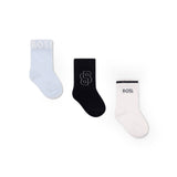 Boss Kids Baby Socks Set Light Blue/White/Navy