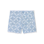 Michael Kors Kids Shorts in Denim Logo All Over per Bambine (retro)
