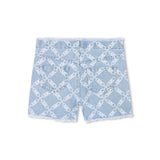 Michael Kors Kids Shorts in Denim Logo All Over per Bambine (retro)