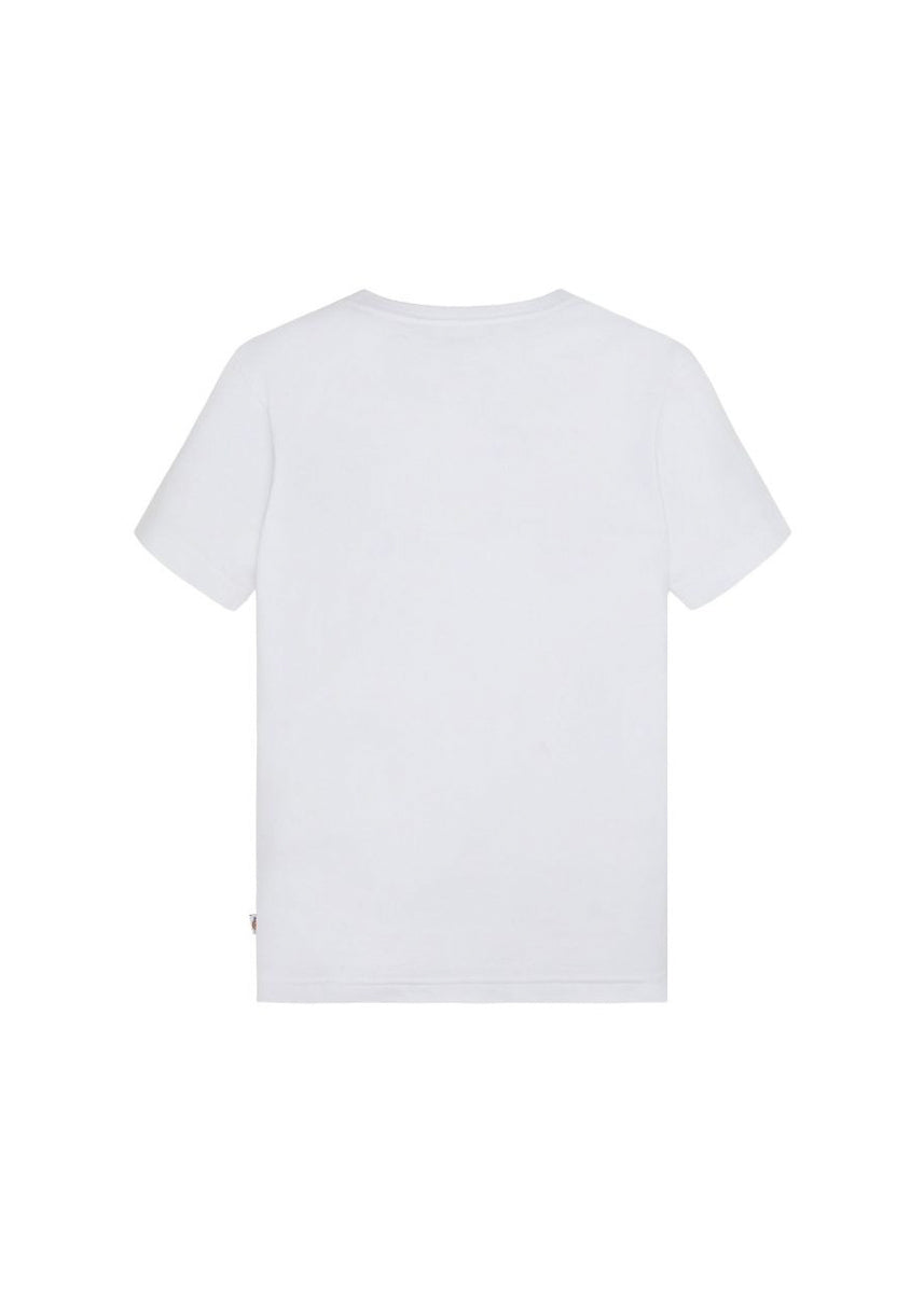 Dickies Kids T-shirt Bianca con Micro Logo per Bambini (retro)