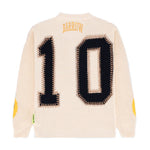 Barrow Kids Maglione "10" Crema Girocollo per Bambini