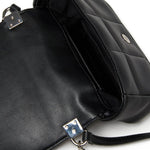 Dsquared2 Kids Borsa Nera con Logo Metal per Bambine