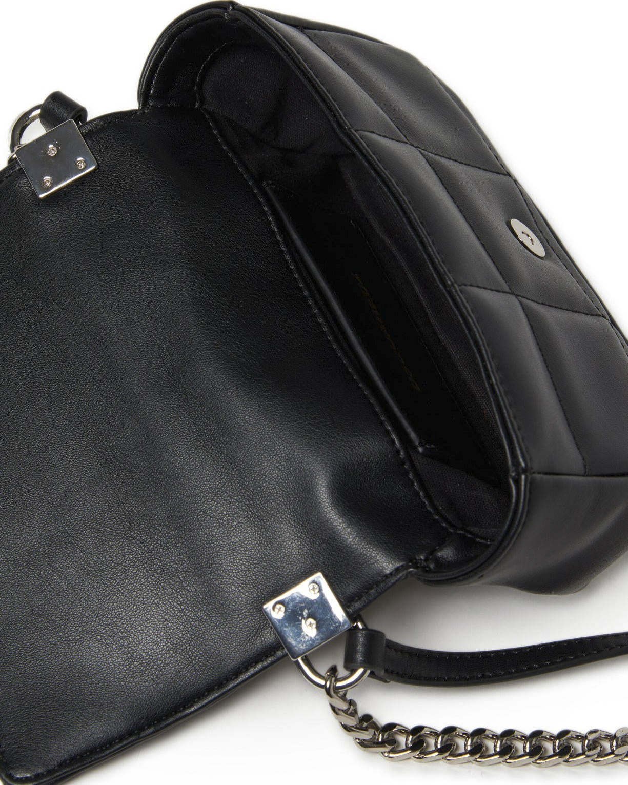 Dsquared2 Kids Borsa Nera con Logo Metal per Bambine