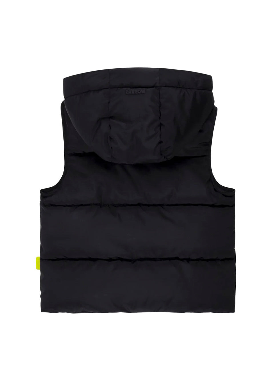 Barrow Kids Giubbino Gilet Nero con Cappuccio per Bambini