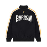 Barrow Kids Felpa sportiva Unisex nero con bande gialle per Bambini