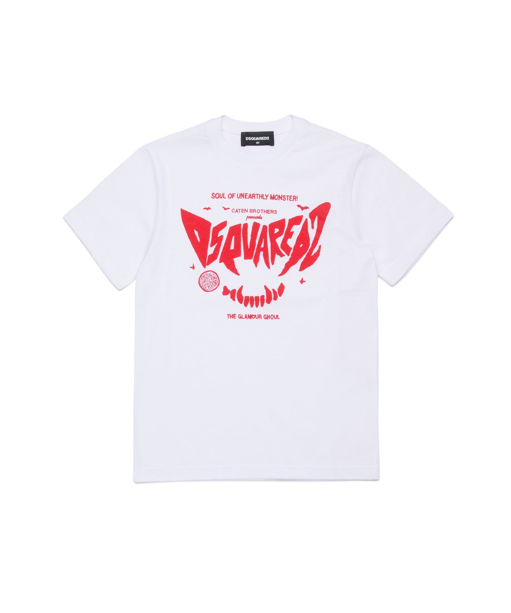 Dsquared2 Kids T-shirt Bianca Horror per Bambini