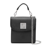 MSGM Kids Borsa a Tracolla Nera per Bambine