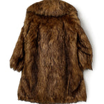 Dsquared2 Kids Cappotto in Pelliccia Moro