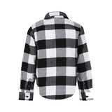 Dickies Kids Camicia a Quadri Nera/Bianca con Logo per Bambini (retro)