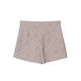 Elisabetta Franchi La Mia Bambina Shorts Sunrise con Logo Geometrico per Bambine