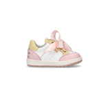 Elisabetta Franchi La Mia Bambina Sneakers Bianco/Rosa per Neonate