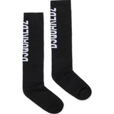 Dsquared2 Kids Calzino Nero con Logo per Bambini