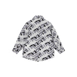 Cesare Paciotti Camicia Bianca Monogram per Neonati