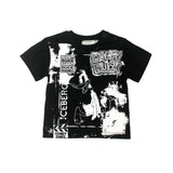 Iceberg Kids Black T-Shirt with Daffy Duck Print for Babies