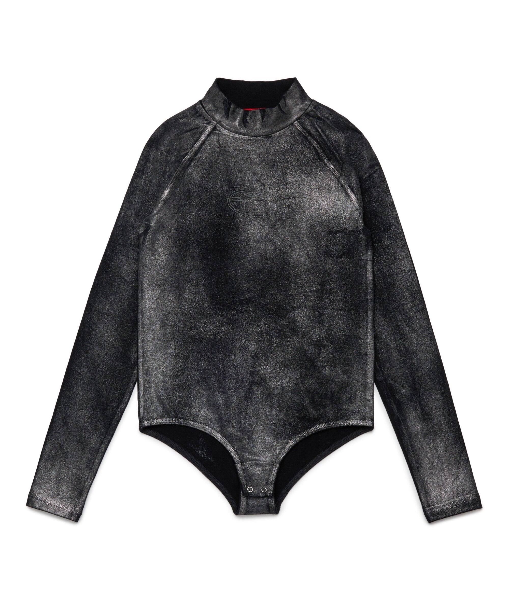 Diesel Kids Body Manica Lunga Stampa Mylar per Bambine