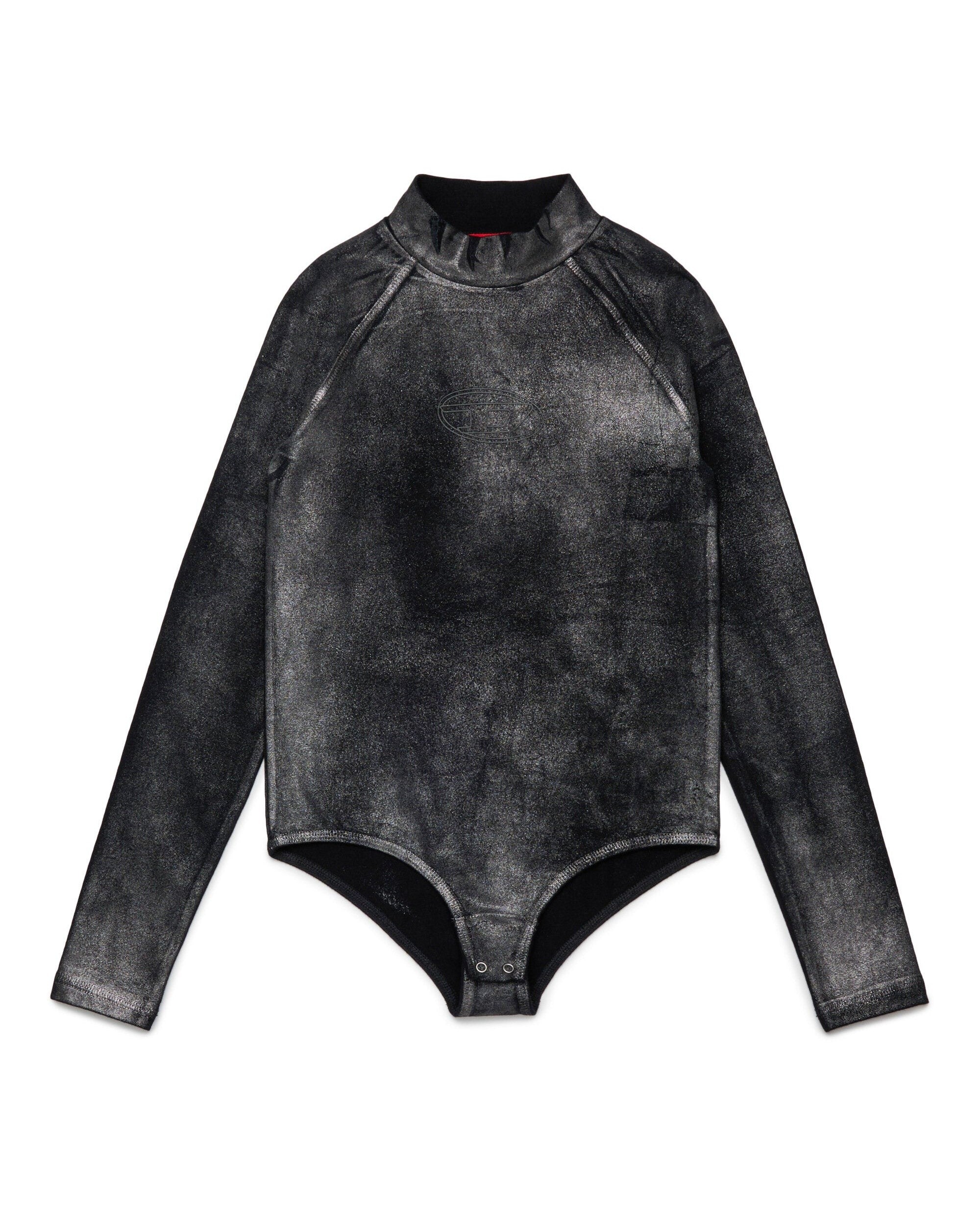 Diesel Kids Body Manica Lunga Stampa Mylar per Bambine