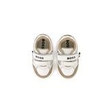 Boss Kids Scarpe Bianche/Beige per Neonati