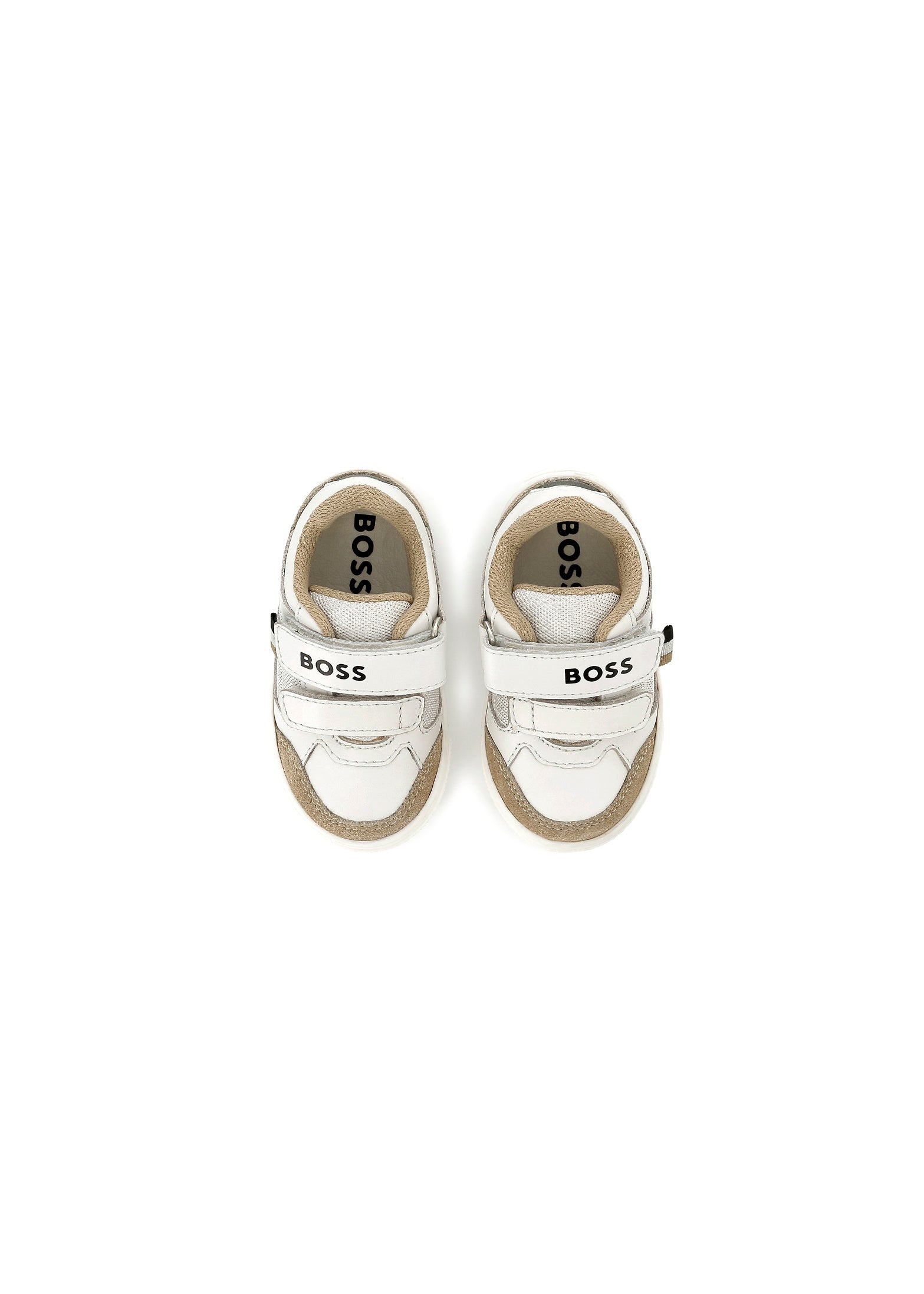 Boss Kids Scarpe Bianche/Beige per Neonati