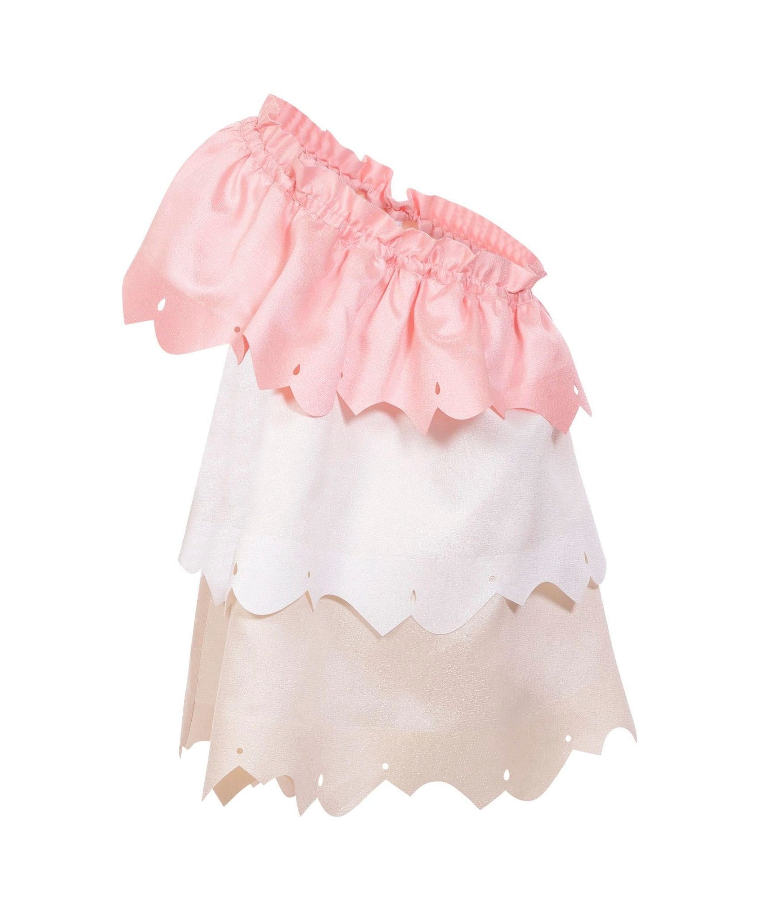 Cocò et Mamà Abito con Balze Multicolor per Bambine