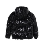 Dsquared2 Kids Giubbino Puffer Nero con Cappuccio per Bambini