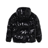 Dsquared2 Kids Giubbino Puffer Nero con Cappuccio per Bambini