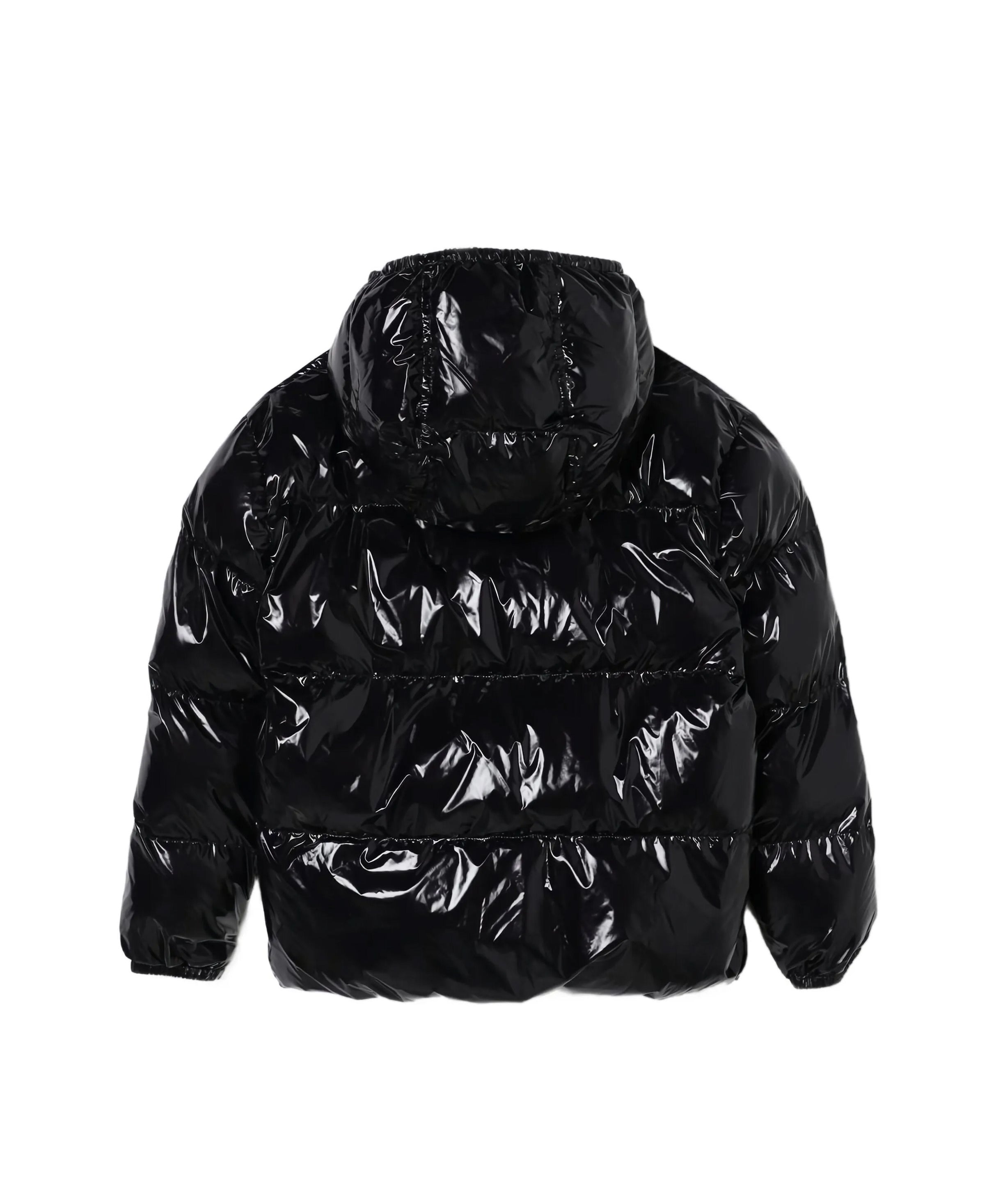 Dsquared2 Kids Giubbino Puffer Nero con Cappuccio per Bambini